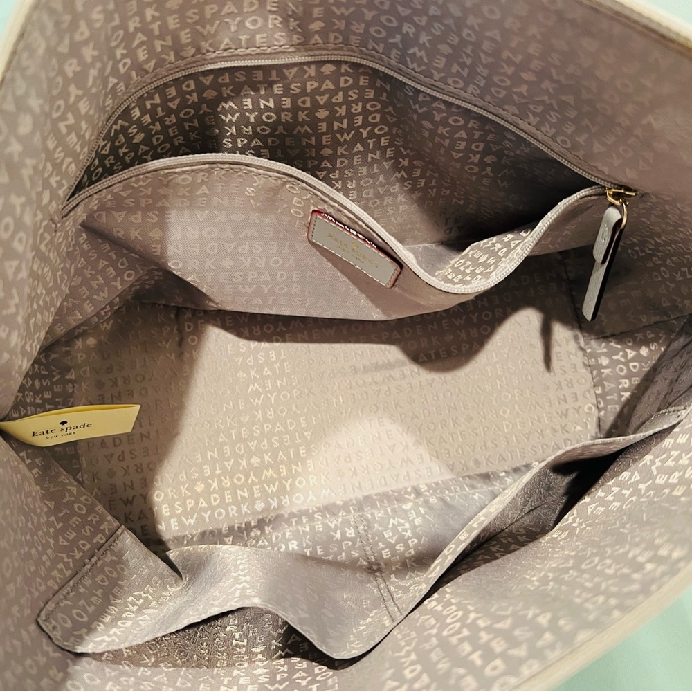 Elegant Silver Tote and Wallet Set - Picture 8 of 12